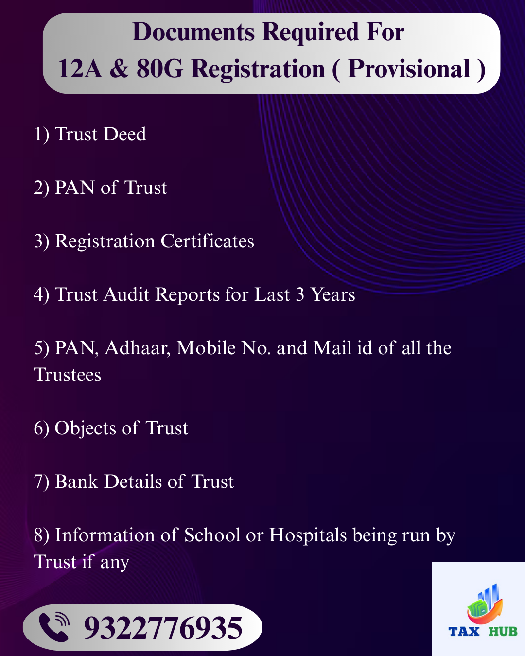12A  80G Registration ( Provisional )